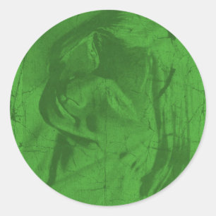 Green Reflections Sticker