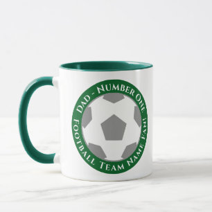 Green – Relaxed and Sporty Football Dad Mug