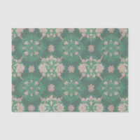 Green Repetitive Victorian Style Design