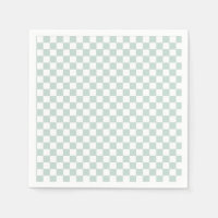 Green Retro Chequered birthday