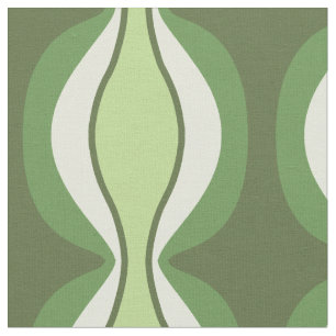 Green Retro Mission Fabric