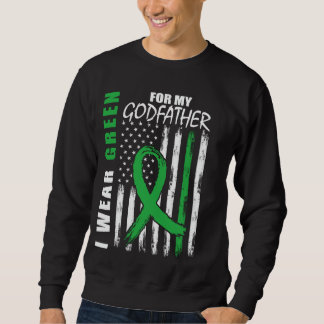Green Ribbon Godfather Kidney Disease Awareness US Sweatshirt