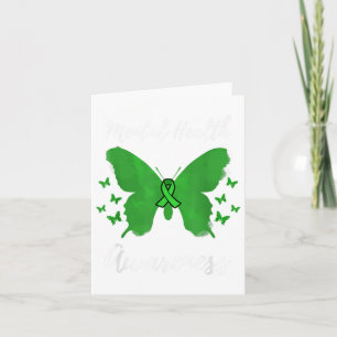 Green Ribbon Mental Health Awareness _1 Card