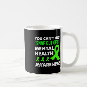 Green Ribbon Mental Health Awareness Shirt Coffee Mug