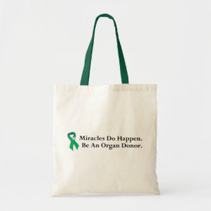 Green Ribbon Miracle Tote Bag