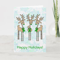 Green Ribbon Reindeer (Kidney Cancer)