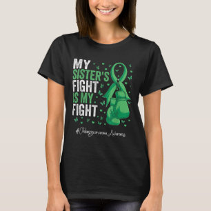 Green Ribbon Sister Cholangiocarcinoma Awareness T-Shirt