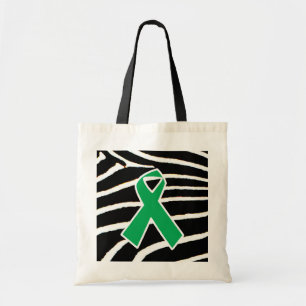 Green Ribbon Tote Bag