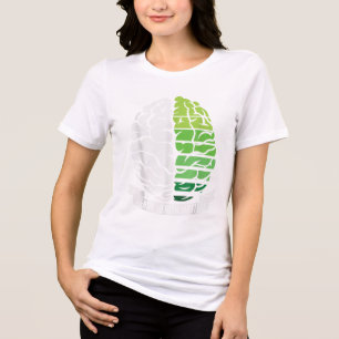 Green Ribbon Warrior & Supporters - Mental Hea Tri-Blend Shirt