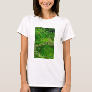 Green Rice terraces, Philippines T-Shirt