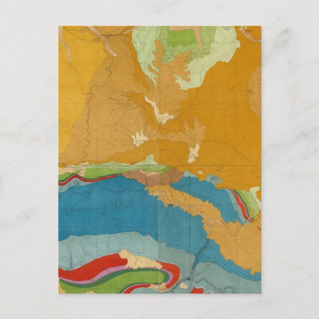 Green River Basin Geological Postcard (Front)