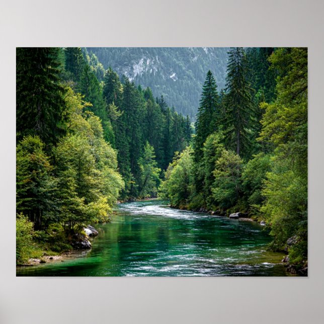 Green River Mountain Wall Art – Nature Forest Land (Front)