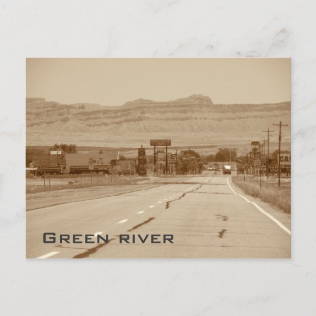Green river postcard (Front)
