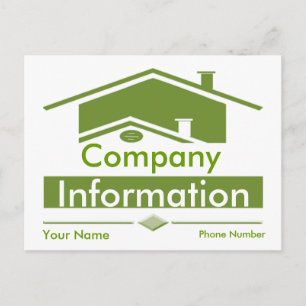 Green Roof Thank You Postcard