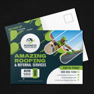 Green Roofing Services Repairs, Installation  Postcard