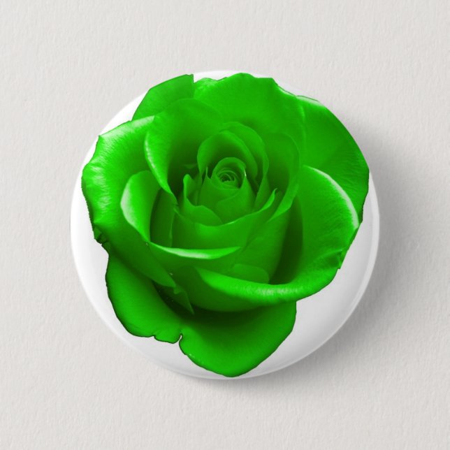 Green Rose Button (Front)