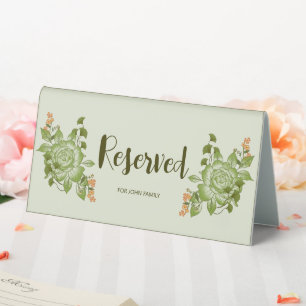 Green Rose Floral Wedding Theme