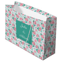 Green Rose Gift Bag