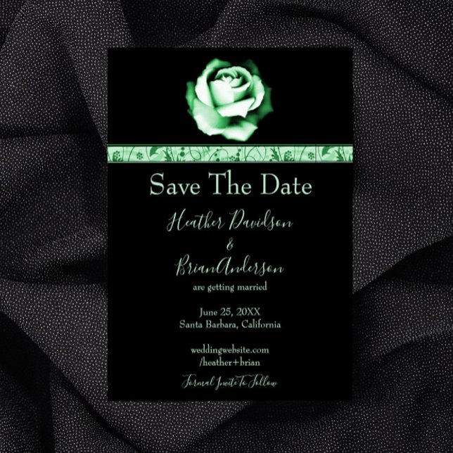 Green Rose Save The Date (Green Rose Save the Date)