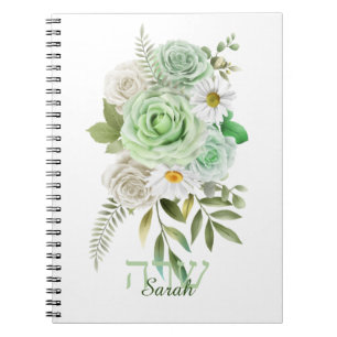 Green Roses and White Daisies Journal