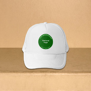 Green Round Business Brand on Trucker Hat