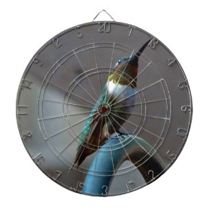 Green Ruby little Hummingbird Dartboard