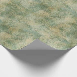 Green Rustic Texture Wrapping Paper