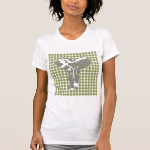Green Safari Dot with Pop Art Elephant T-Shirt