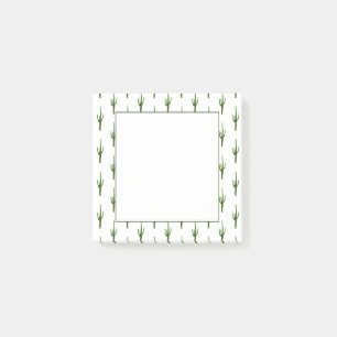 Green Saguaro Cactus Desert Southwest Garden Post-it Notes