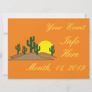 Green Saguaro Cactus Desert Sunset Thunder_Cove
