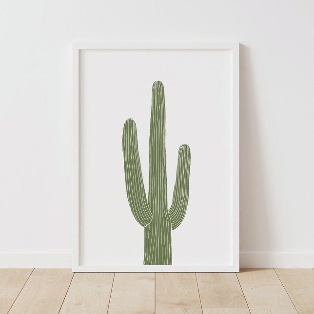 Green Saguaro Cactus Southwestern Nursery Decor (Creator Uploaded)