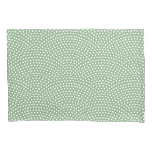 Green Same Komon (large scale) Pillowcase