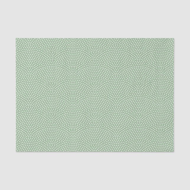 Green Same Komon (large scale) Tissue Paper (Front)