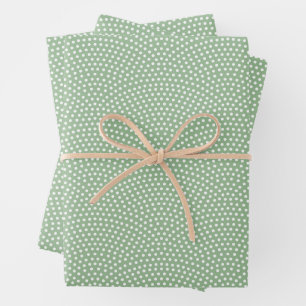 Green Same Komon (large scale) Wrapping Paper Sheet