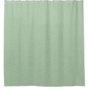 Green Same Komon (shark skin) Shower Curtain