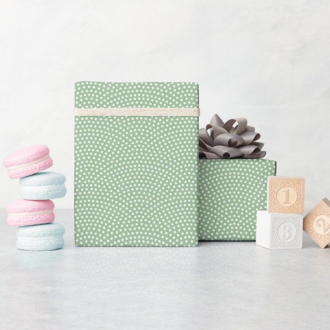 Green Same Komon Wrapping Paper (Baby Shower)