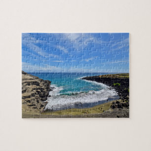 Green Sand Beach -Big Island, Hawaii - 8x10-110 pc Jigsaw Puzzle