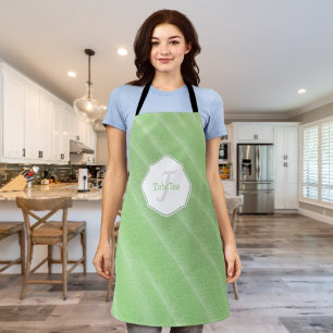 Green Sand Ripples Personalised Apron