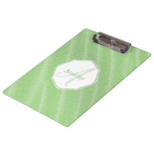 Green Sand Ripples Personalised Clipboard