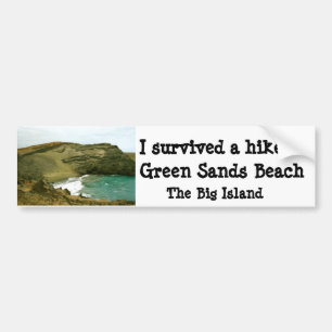 Green Sands Beach Hawaii Bumper Sticker