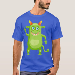 Green satan with red horns T-Shirt