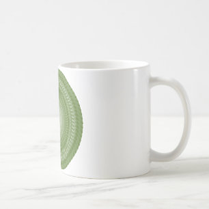 Green Saws Mandala in tribals Coffee Mug