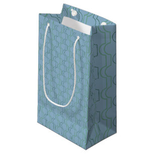 Green Scallops Small Gift Bag