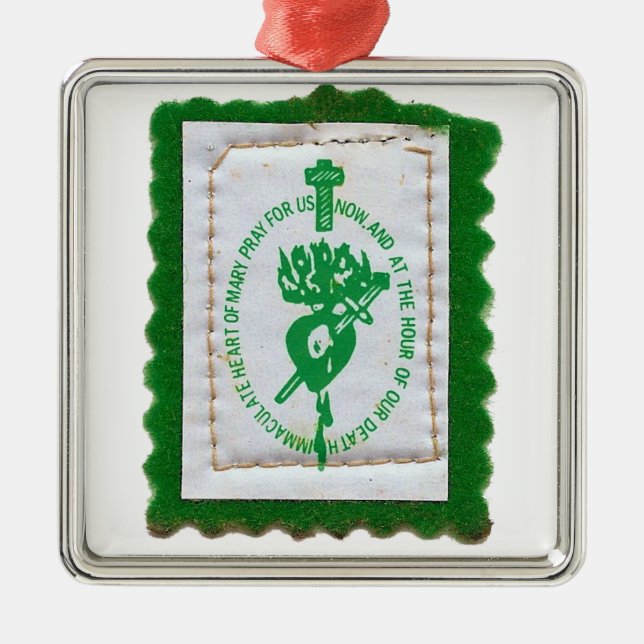 Green Scapular Ornament (Front)