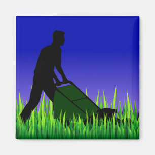 green scene lawn care magnet