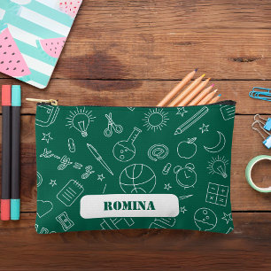 Green School elements Pencil case/bag Accessory Pouch