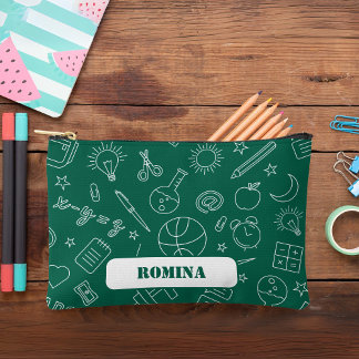 Green School elements Pencil case/bag  Accessory Pouch