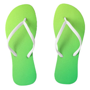 Green screen flip flops