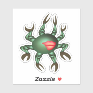 Green sea creature with many claws