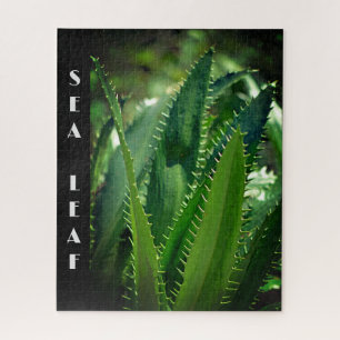 Green Sea Leaf Garden Plant Jigsaw Puzzle